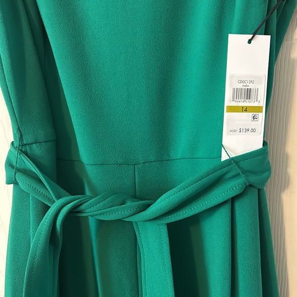 NWT Emerald Calvin Klein Jumpsuit - Picture 4 of 7